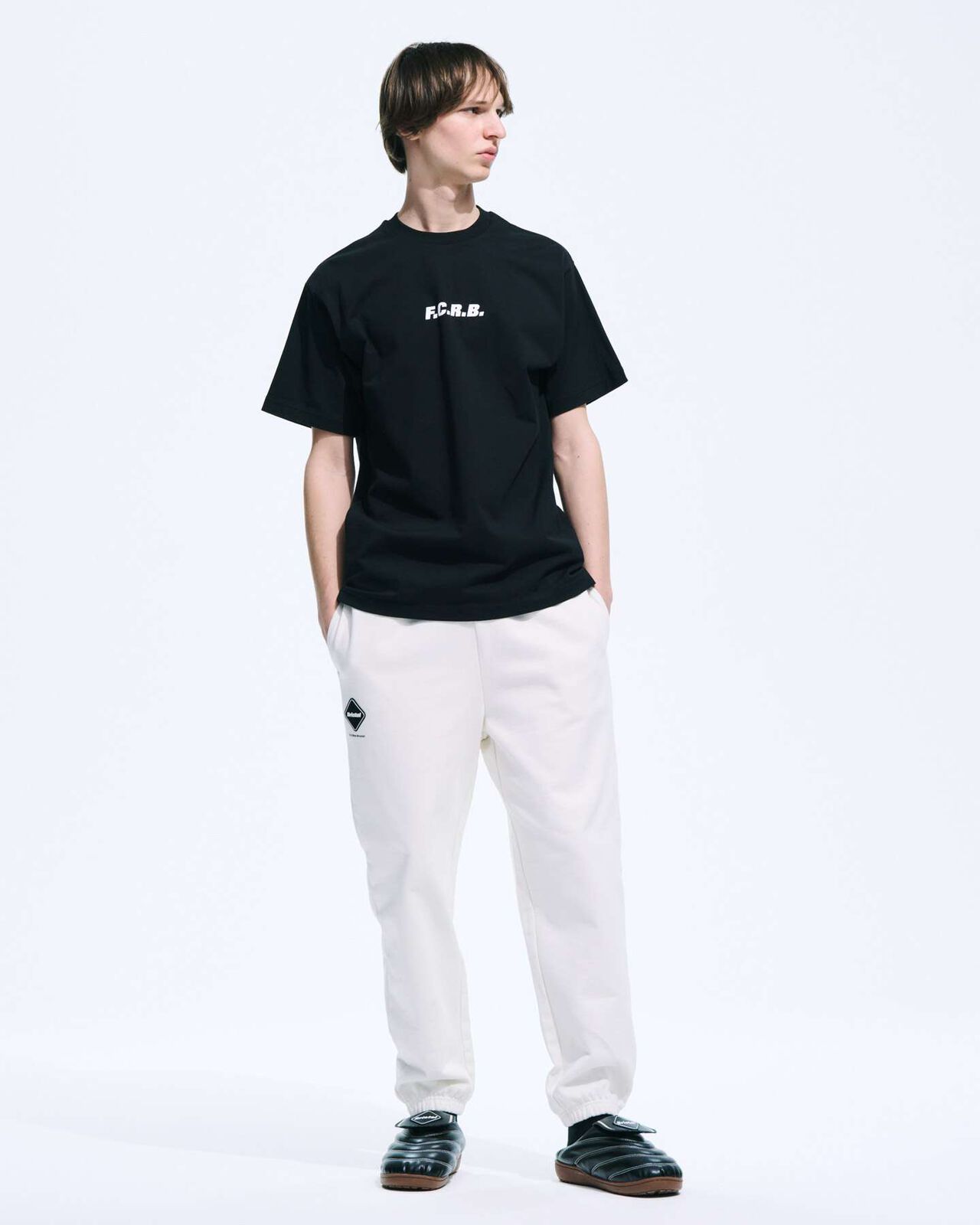 EMBLEM SWEAT PANTS,NAVY, large image number 8