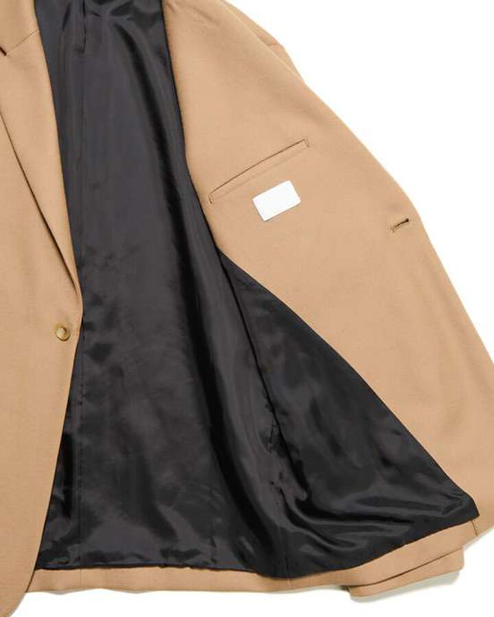 ZIP POCKET 1BUTTON JACKET,BEIGE, medium image number 3