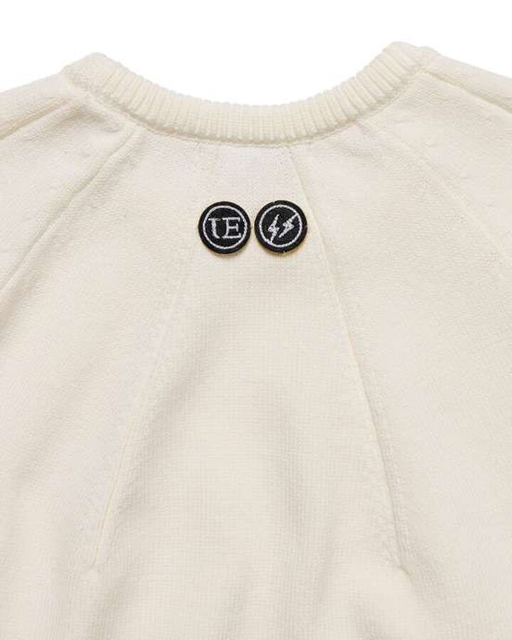 PLAIN NORDIC KNIT,WHITE, medium image number 2