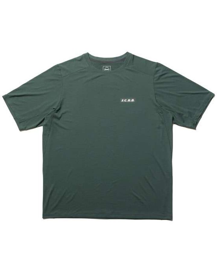 TECH S/S TRAIL TOP,GREEN, medium