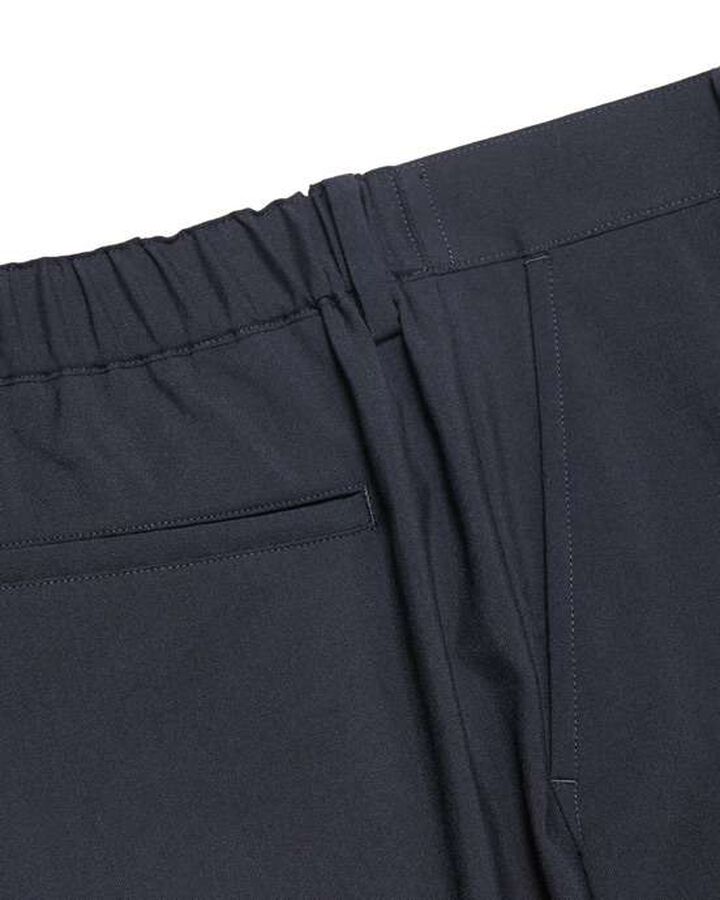 SUMMER MERINO WOOL TAPERED EASY SLACKS,NAVY, medium image number 3
