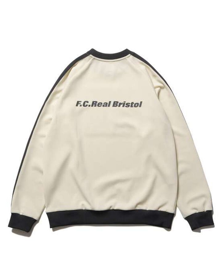 TRAINING TRACK CREWNECK TOP,OFF WHITE, medium image number 1