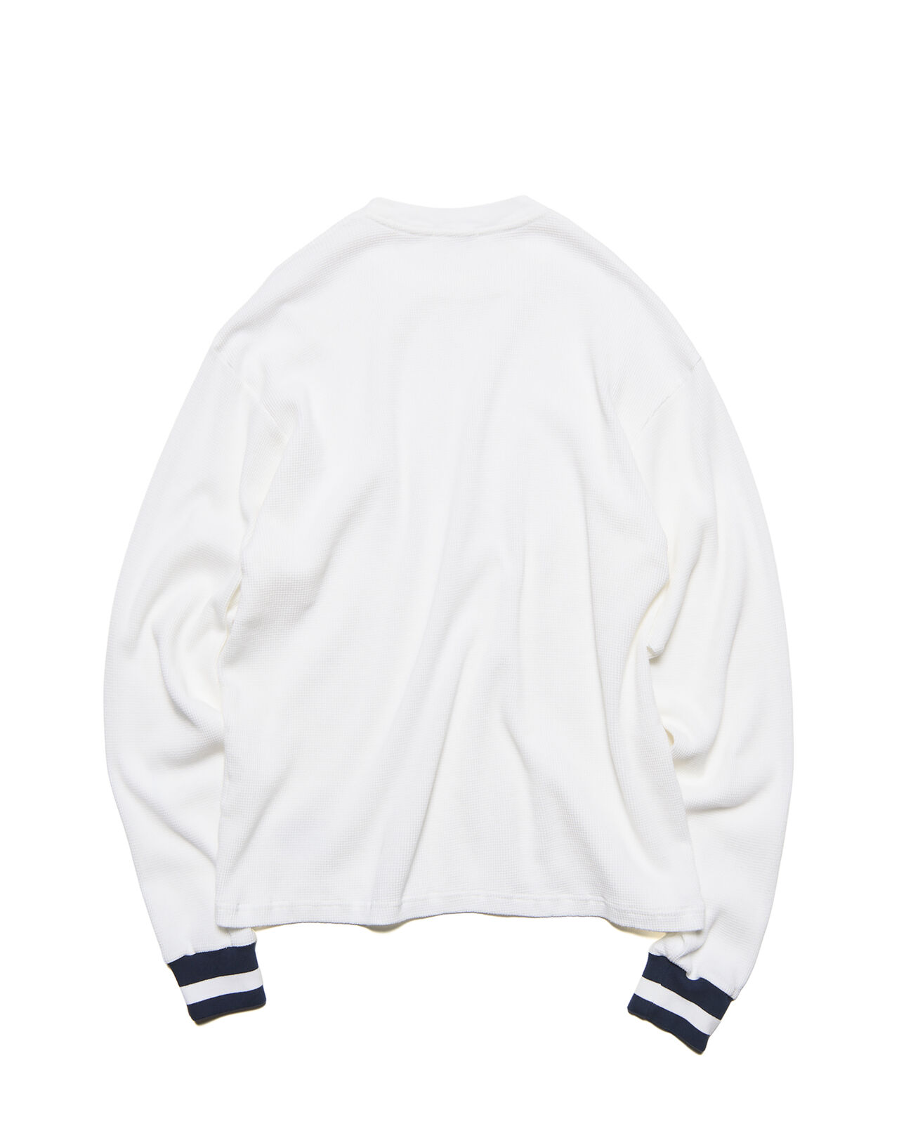 COLOR RIBBED WAFFLE CREWNECK TOP,F, large image number 1