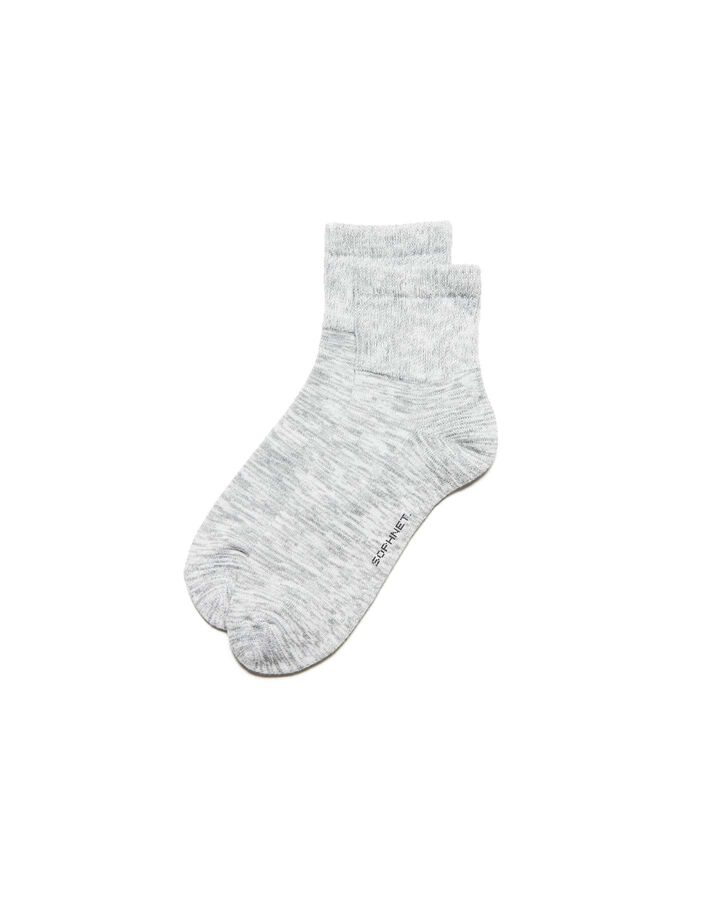 備長炭 SHORT SOCKS,WHITE, medium