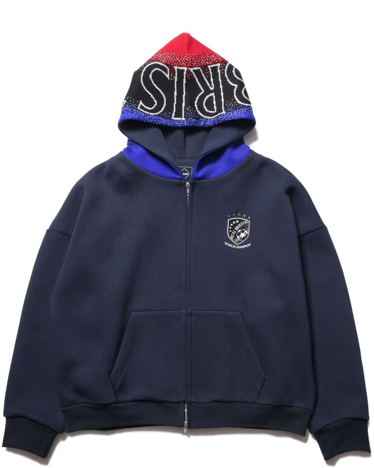 CHAMPIONS BONDING SWEAT ZIP-UP HOODIE,NAVY, large image number 0