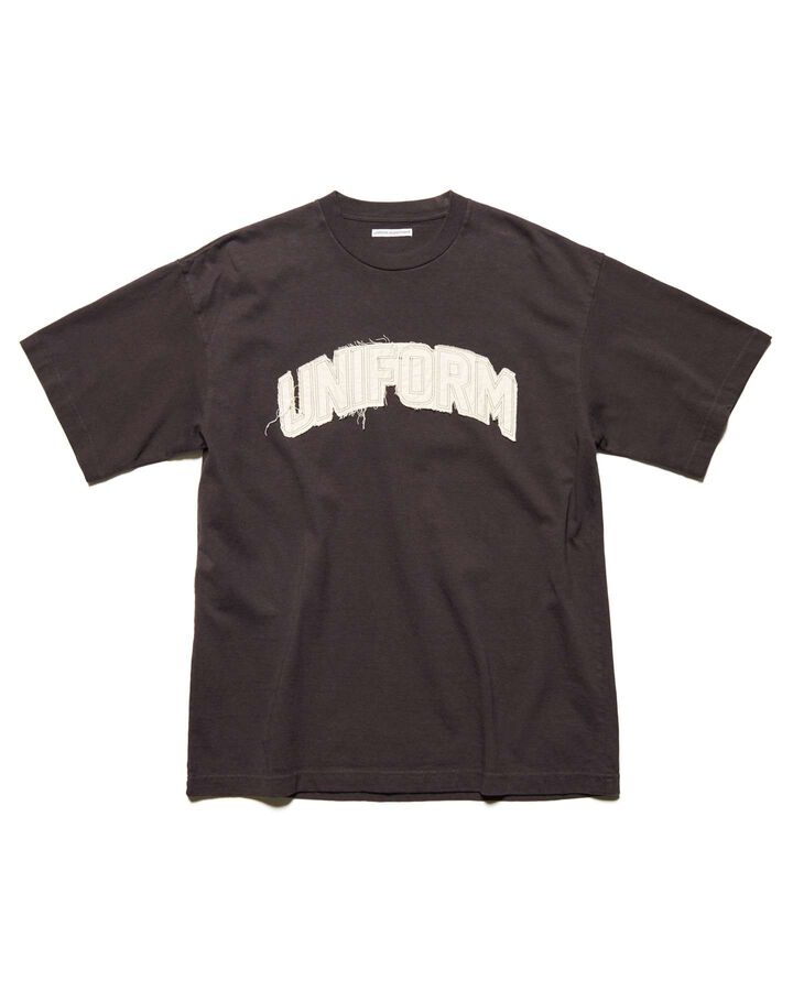 CUT-OUT LOGO TEE,BROWN, medium
