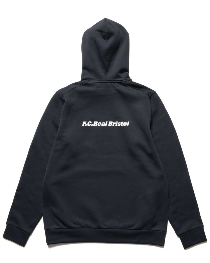 STRETCH FLEECE HOODIE,BLACK, medium image number 1