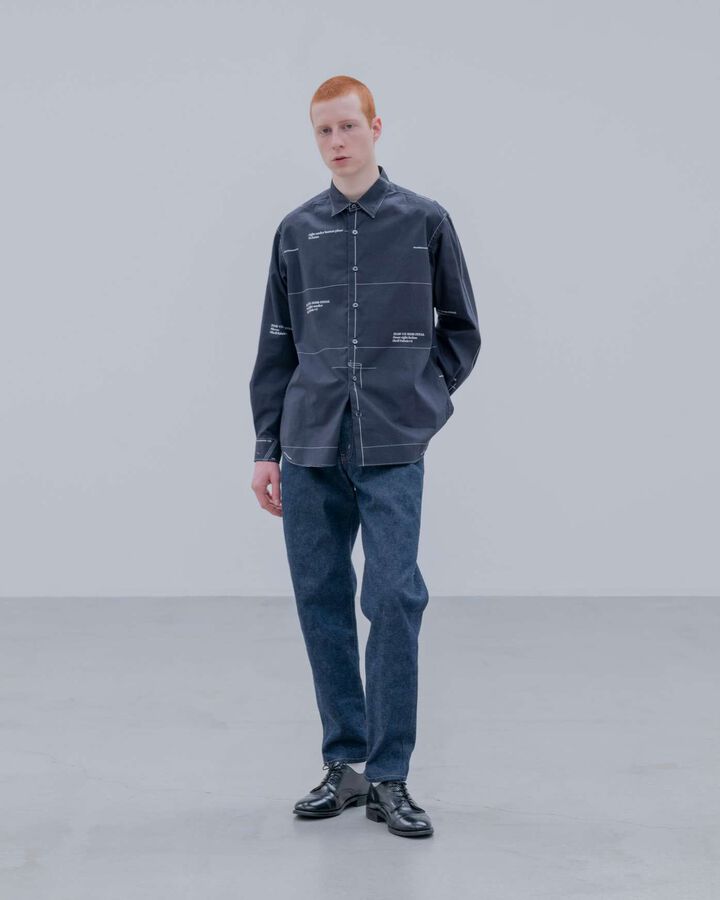 MAP-OUT SHIRT,BLACK, medium image number 8