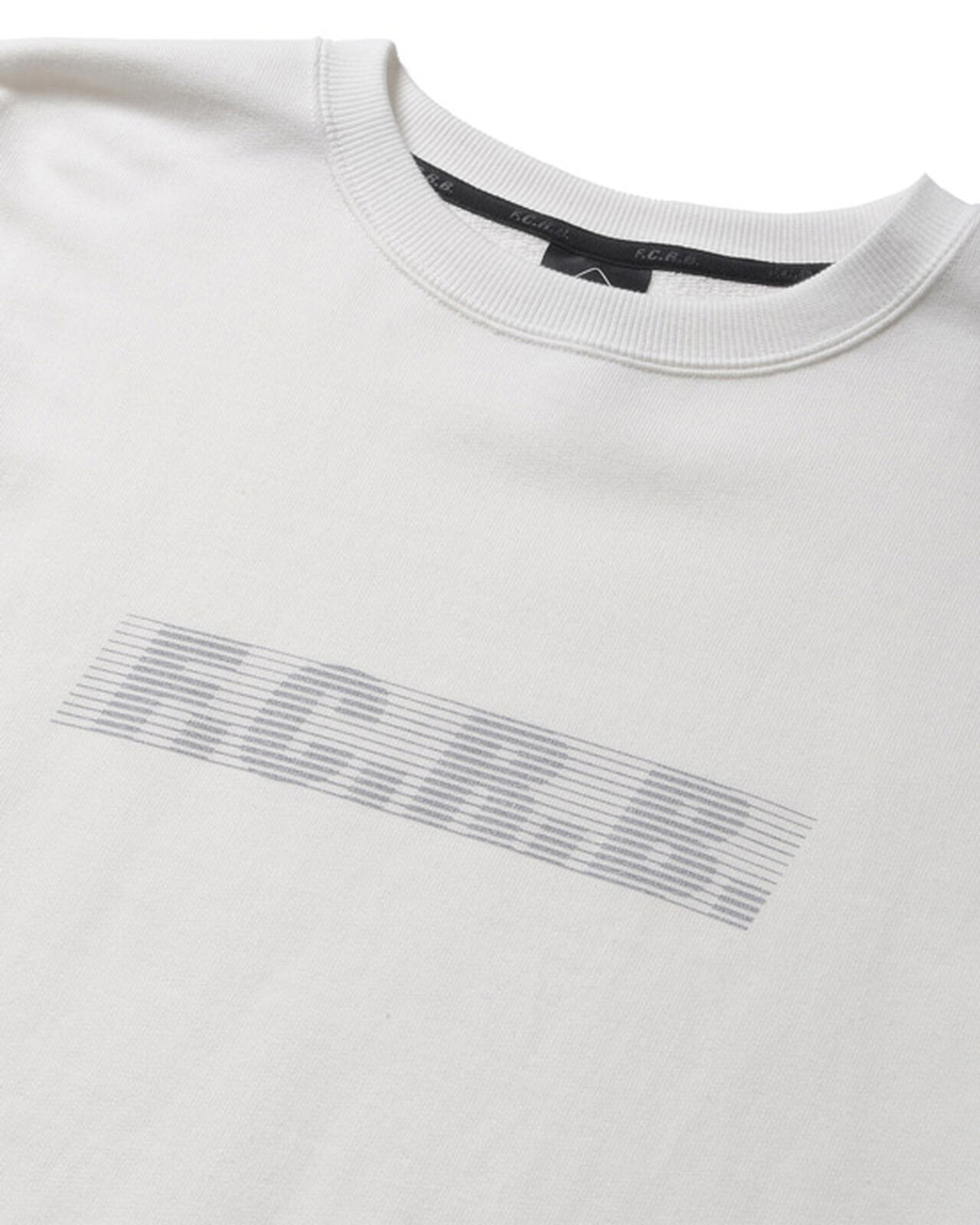 EFFECT LINE LOGO TEAM CREWNECK SWEAT,OFF WHITE, large image number 2