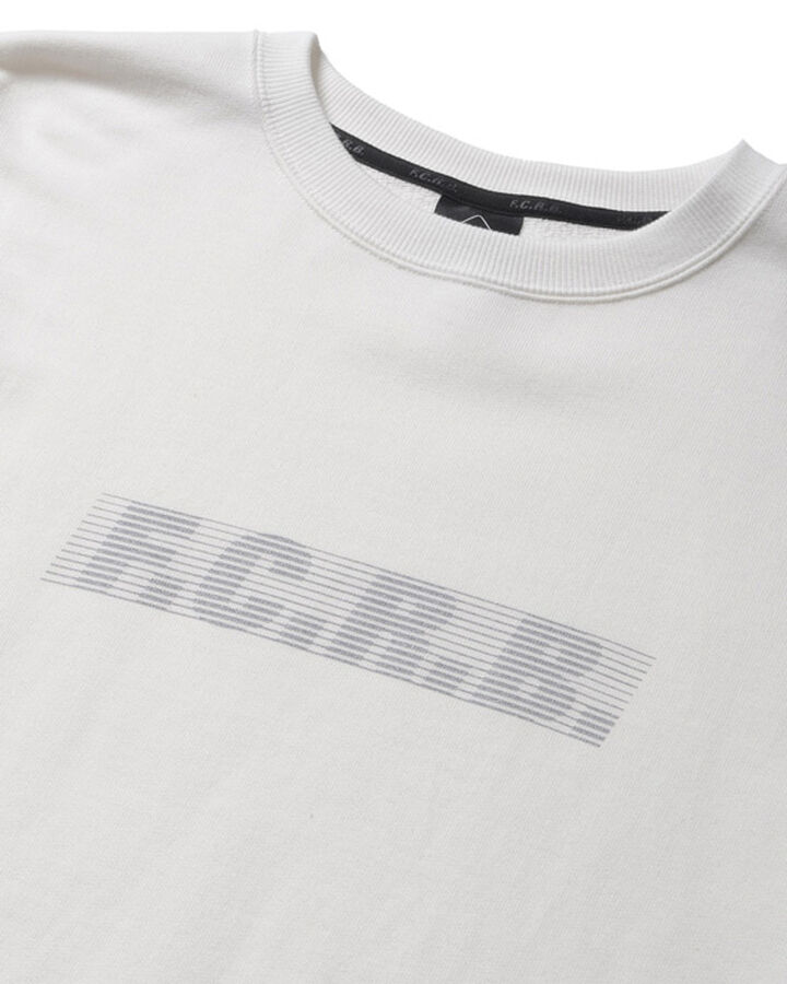 EFFECT LINE LOGO TEAM CREWNECK SWEAT,OFF WHITE, medium image number 2