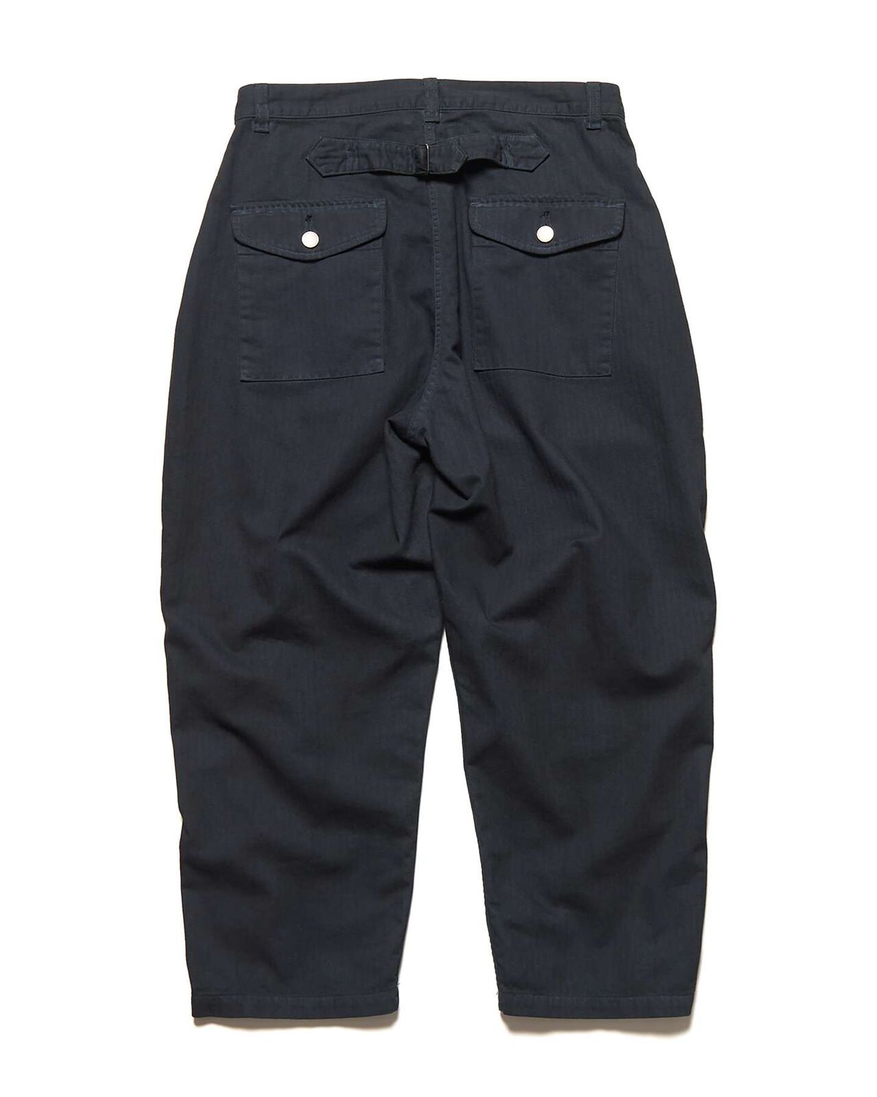 DAMAGED WIDE CROPPED PANTS,BLACK, large image number 1