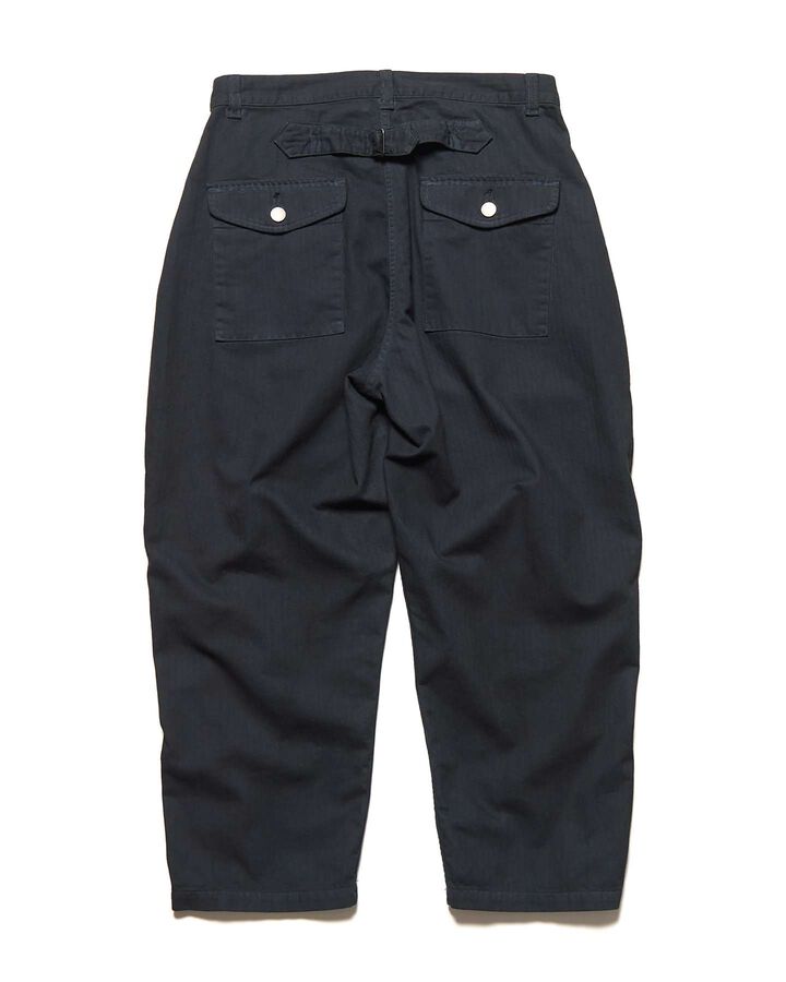 DAMAGED WIDE CROPPED PANTS,BLACK, medium image number 1