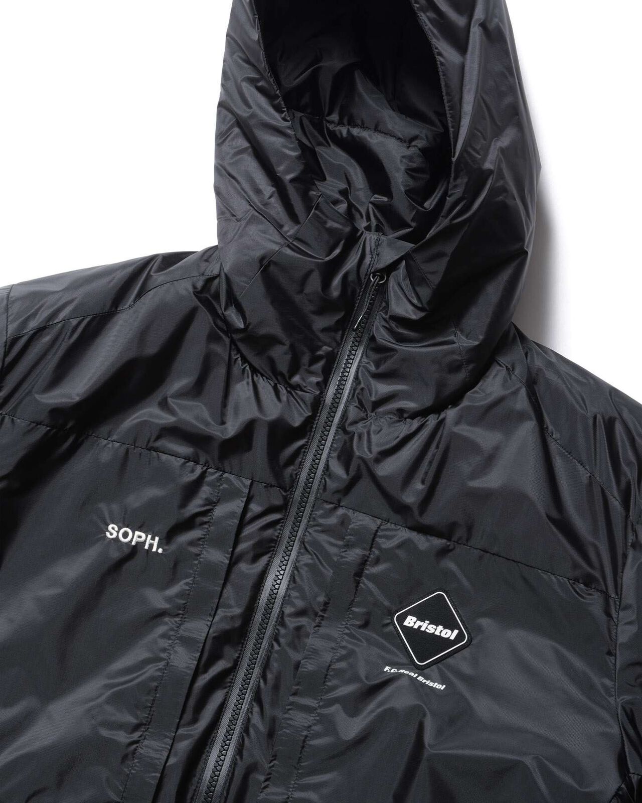 INSULATION HOODED JACKET,BLACK, large image number 2