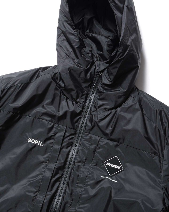 INSULATION HOODED JACKET,BLACK, medium image number 2