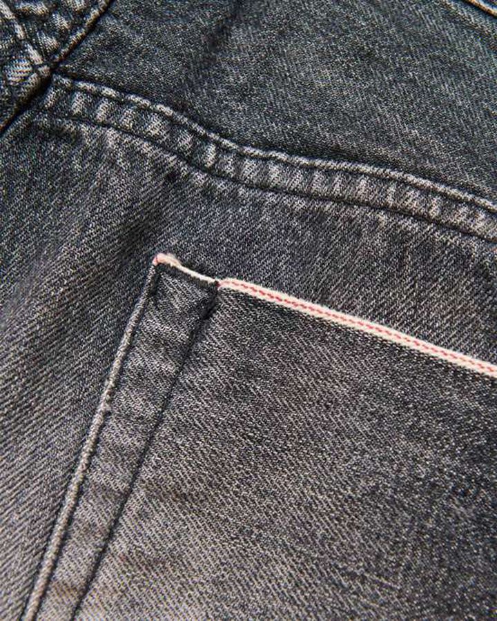 DAMAGED REGULAR FIT JEANS,BLACK, medium image number 4