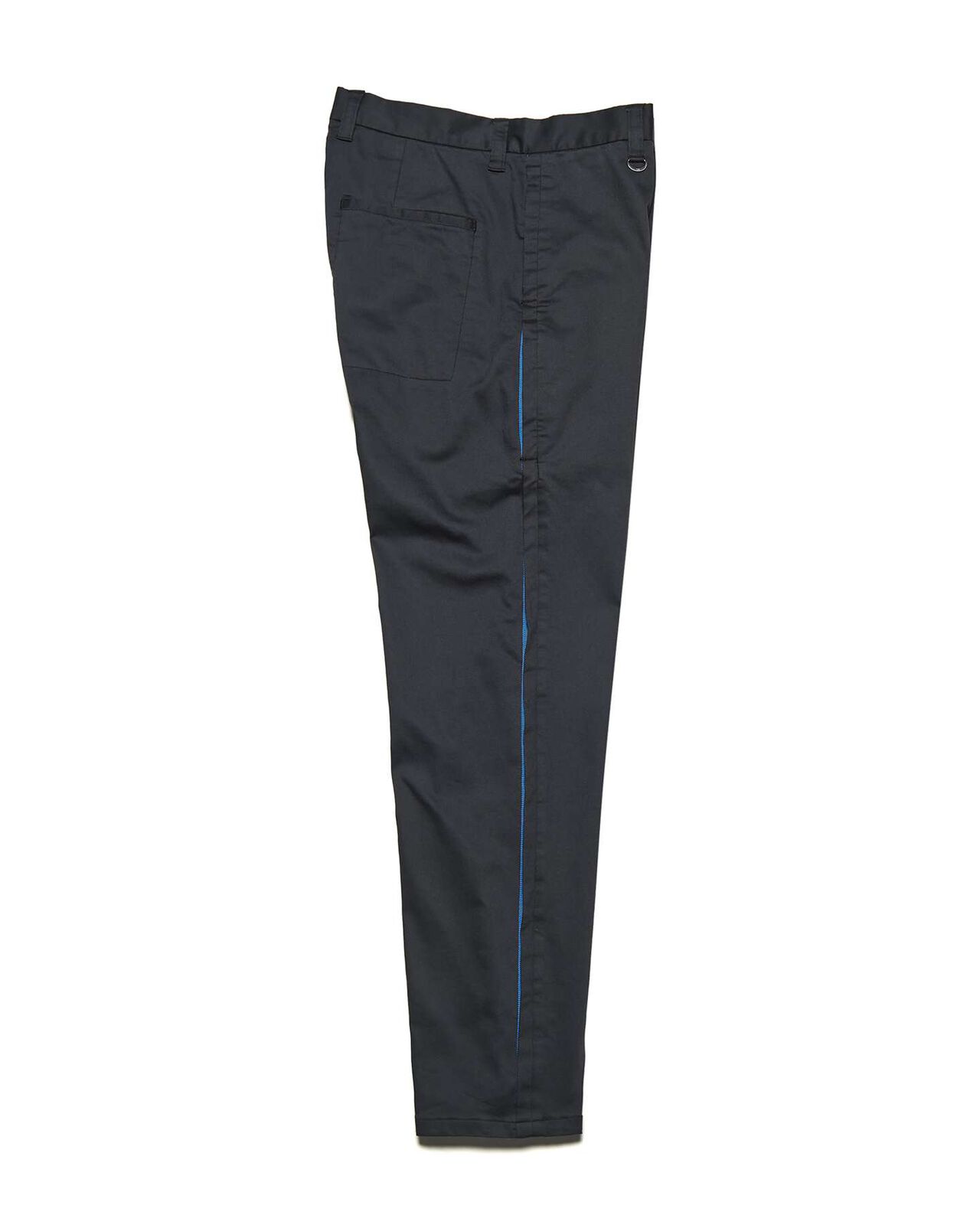 STRETCH TWILL SIDE TAPE PANTS,BLACK, large image number 2