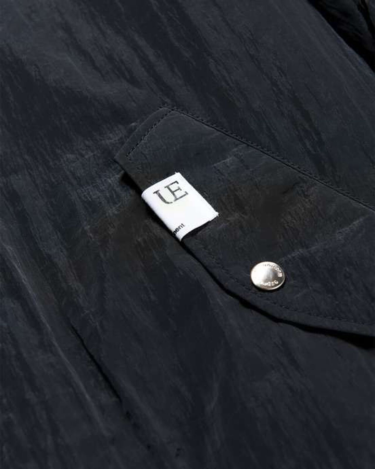 CRYSTAL NYLON FLIGHT JACKET,BLACK, large image number 3