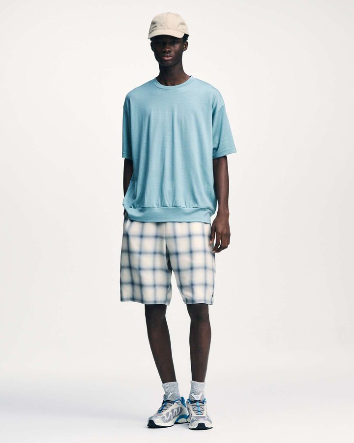 DRAPE EASY SHORTS,OFF WHITE, medium image number 4