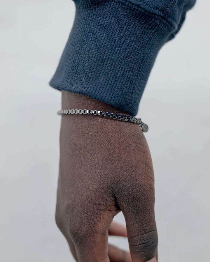 VENETIAN CHAIN BRACELET,SILVER, medium image number 4