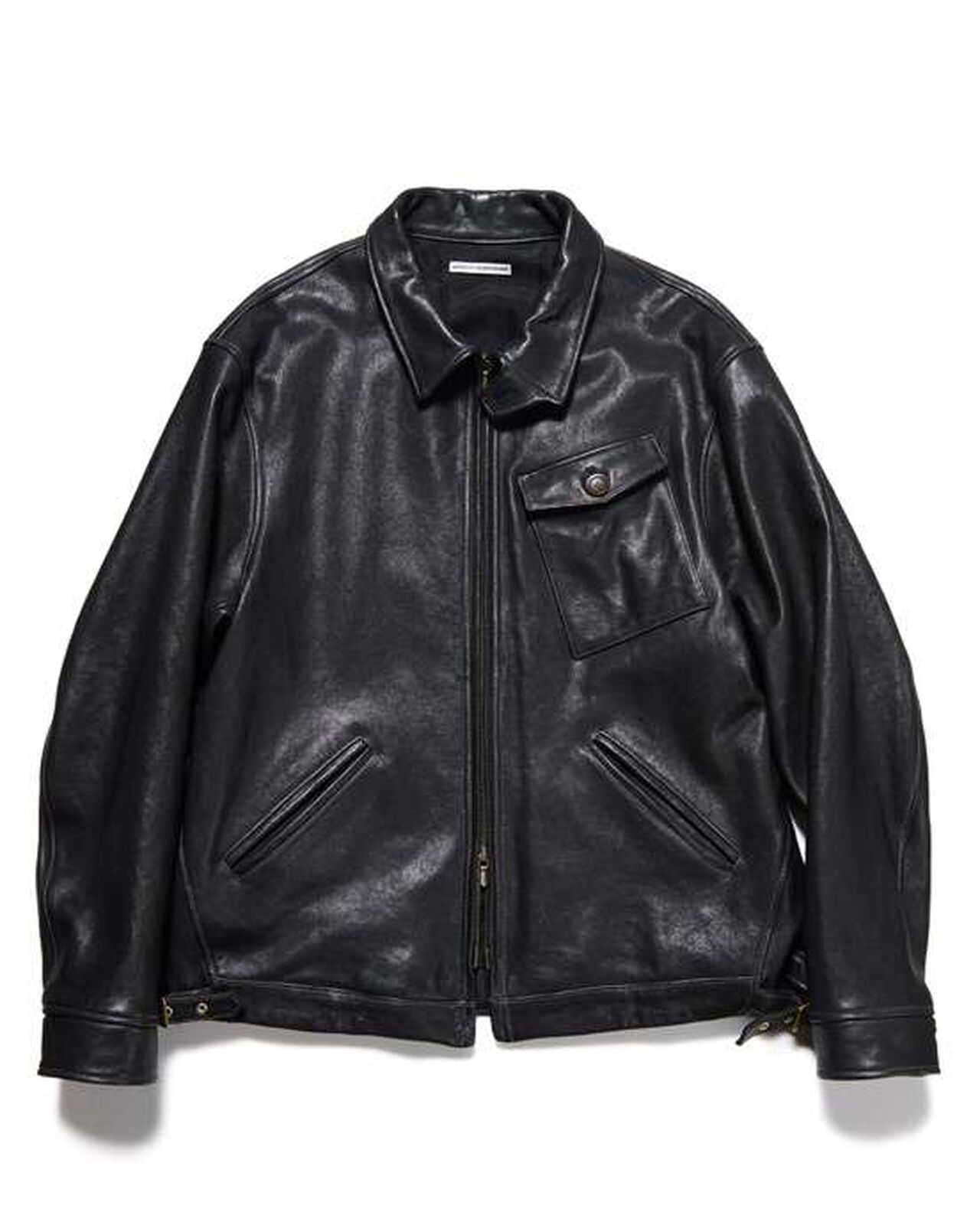 LEATHER BLOUSON,BLACK, large image number 0