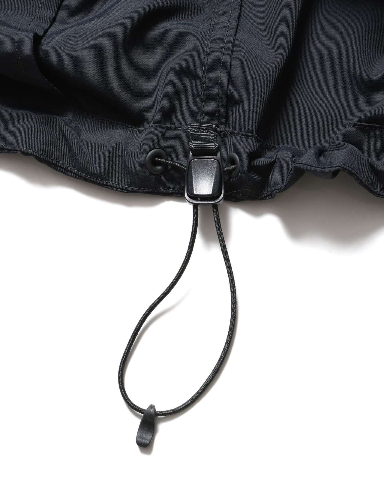 SUPPLEX NYLON HOODED BLOUSON,BLACK, large image number 4
