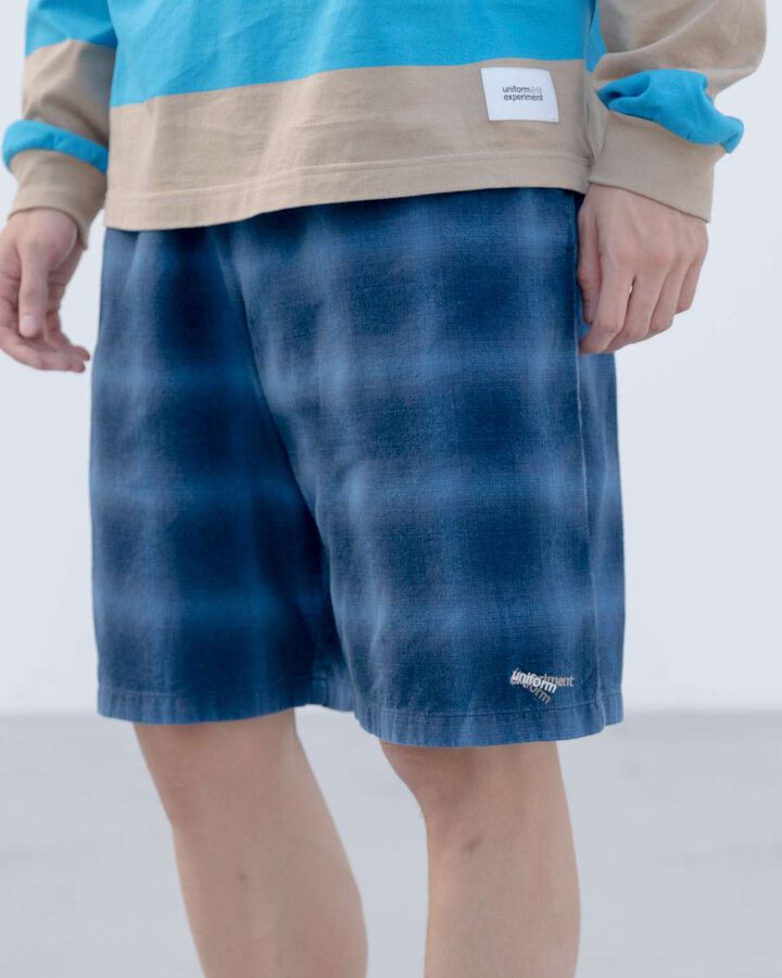 ROPE INDIGO EASY SHORTS,OFF WHITE, medium image number 4