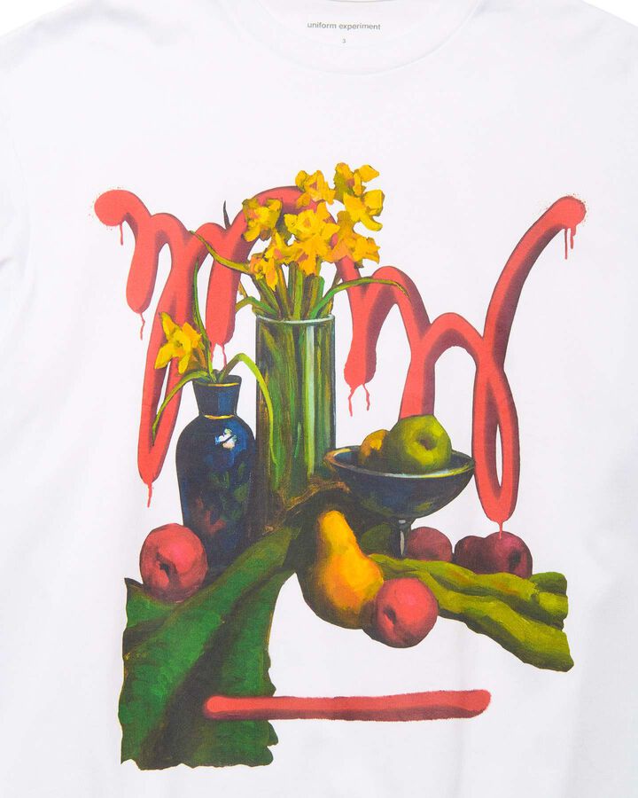MICHAEL CHERNO: NARCISSUS TEE,WHITE, medium image number 2