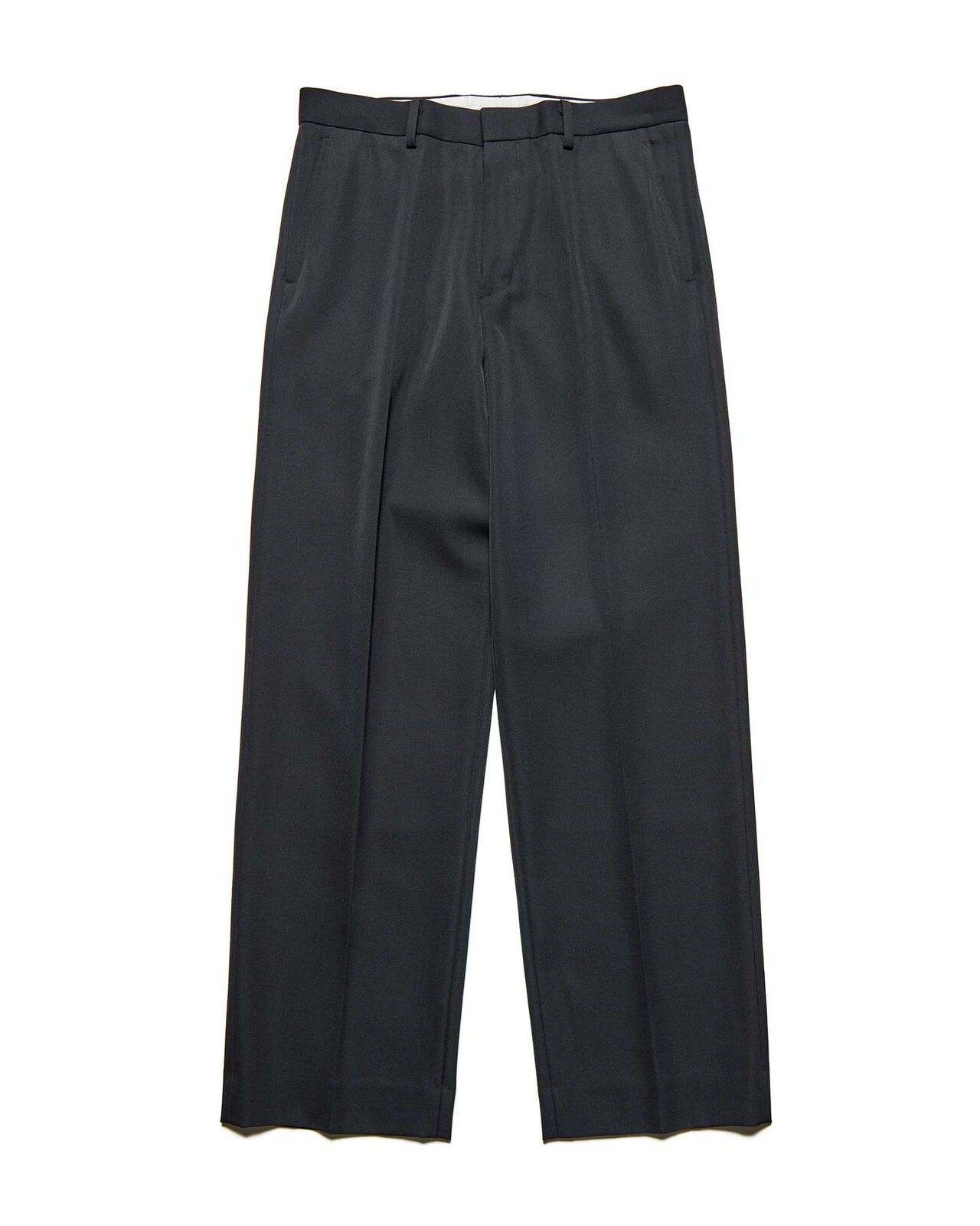 DOESKIN WOOL TUCK SLACKS,BLACK, large image number 0