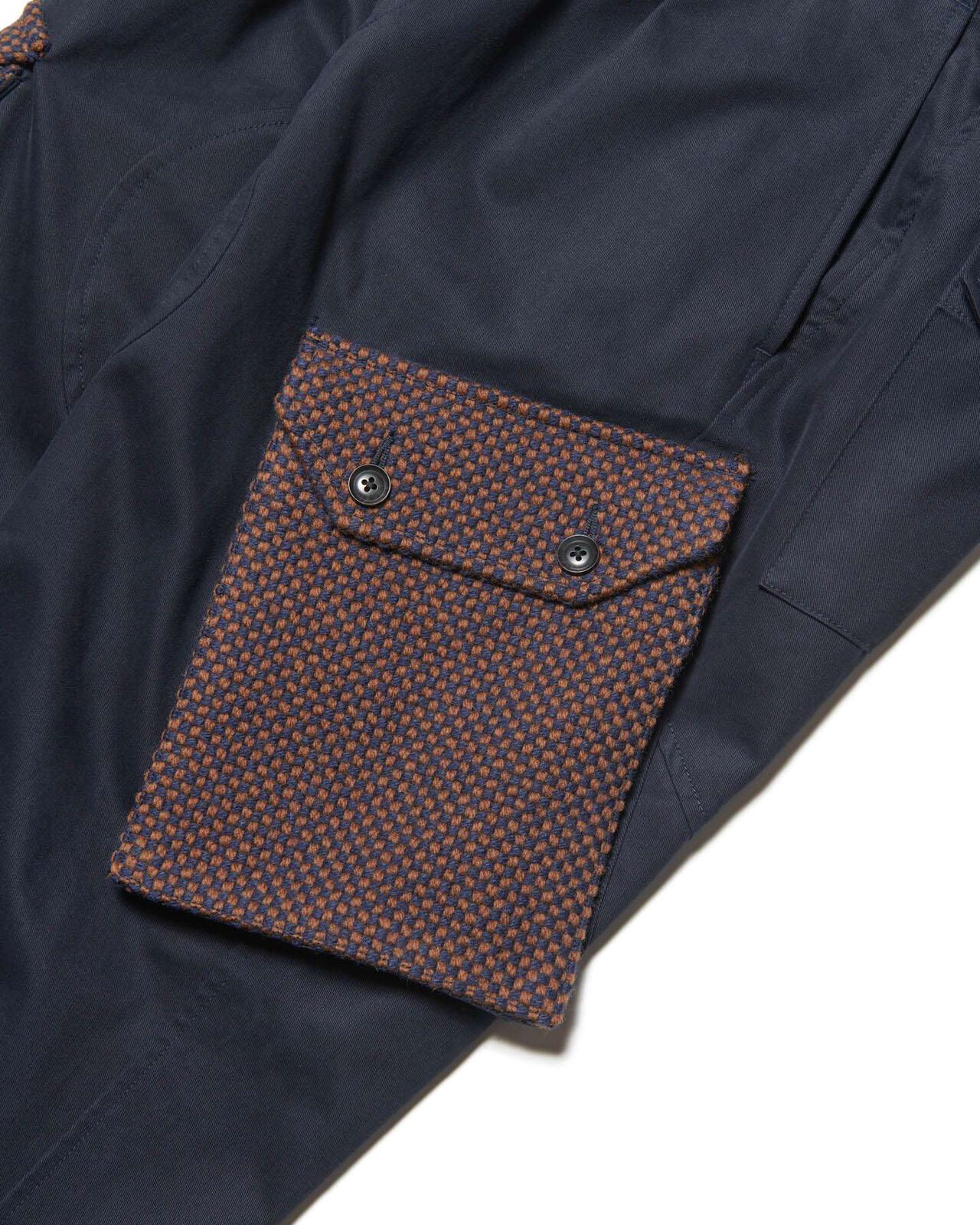 CARGO PANTS / Kvadrat Sisu,NAVY, large image number 3