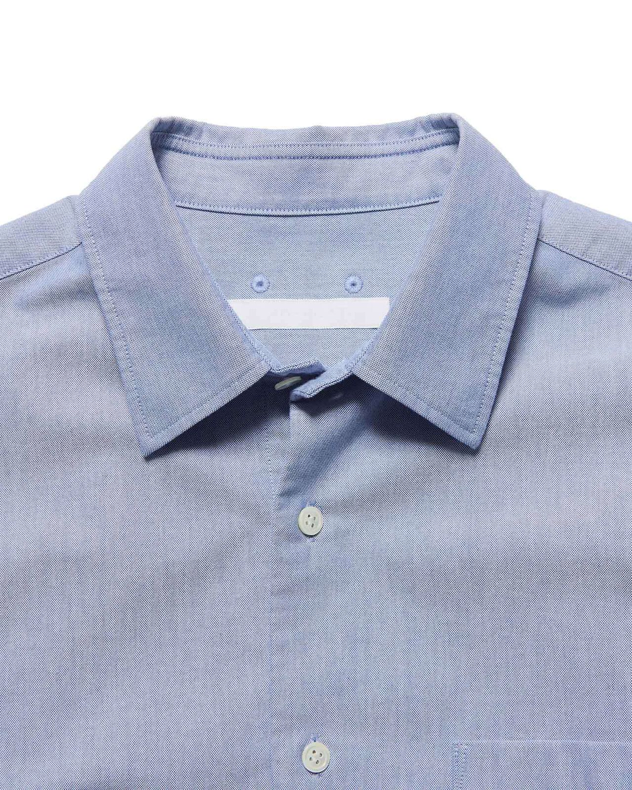 OXFORD RIBBED SHIRT,BLUE, large image number 2