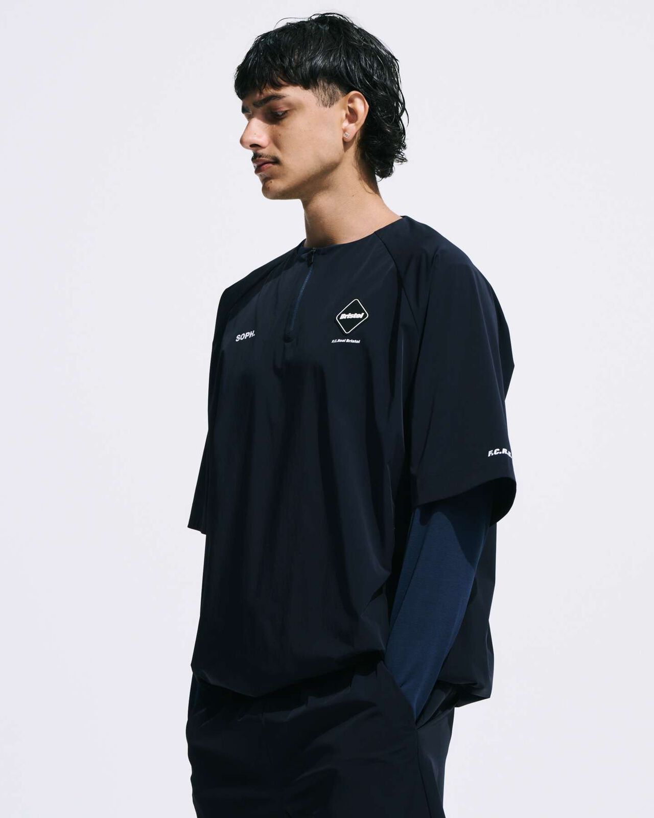 CORDURA 4WAY STRETCH VENTILATION S/S PISTE,NAVY, large image number 7