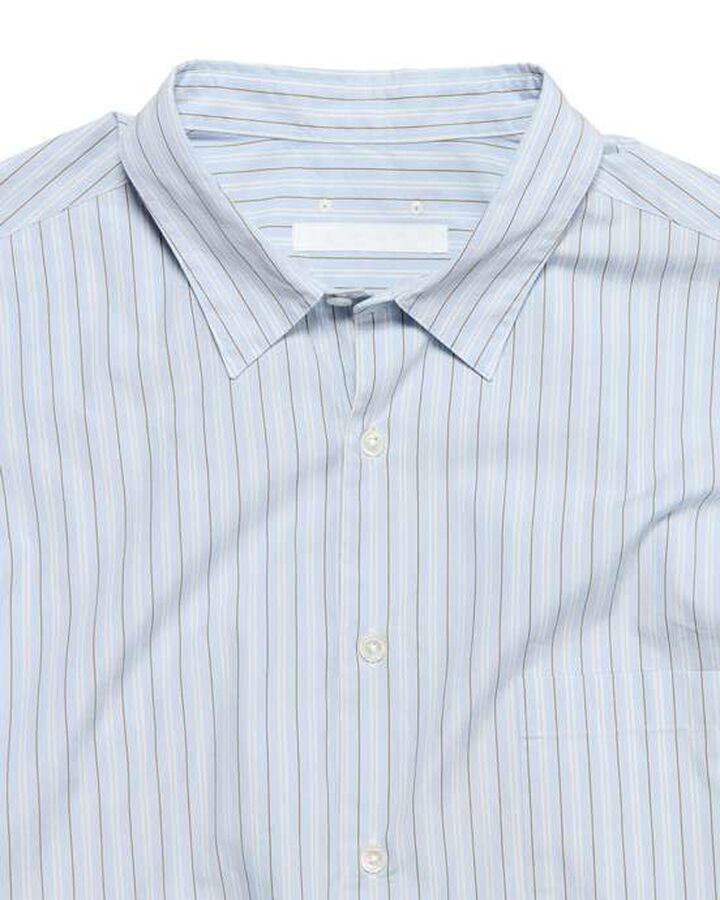 STRIPE REGULAR FIT S/S SHIRT,BLUESTRIPE, medium image number 2
