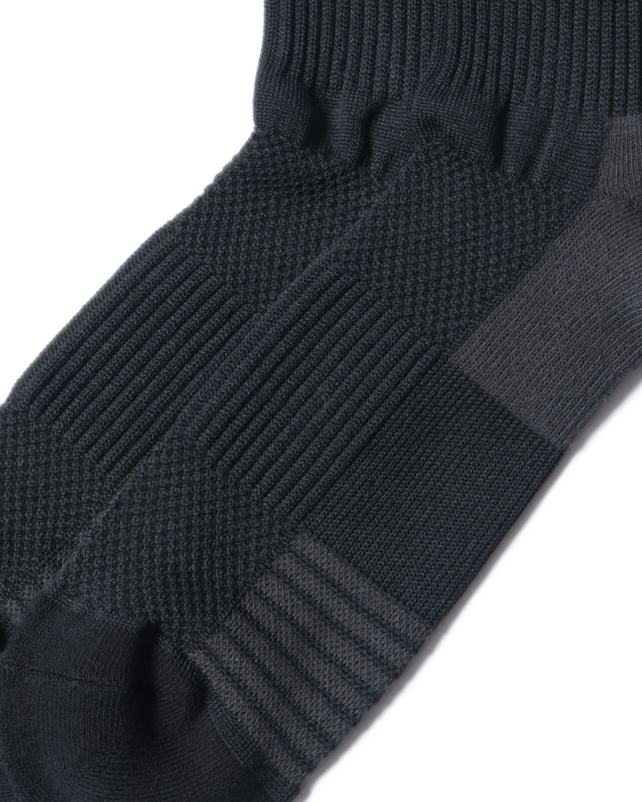 SHORT GAME SOCKS,BLACK, large image number 2