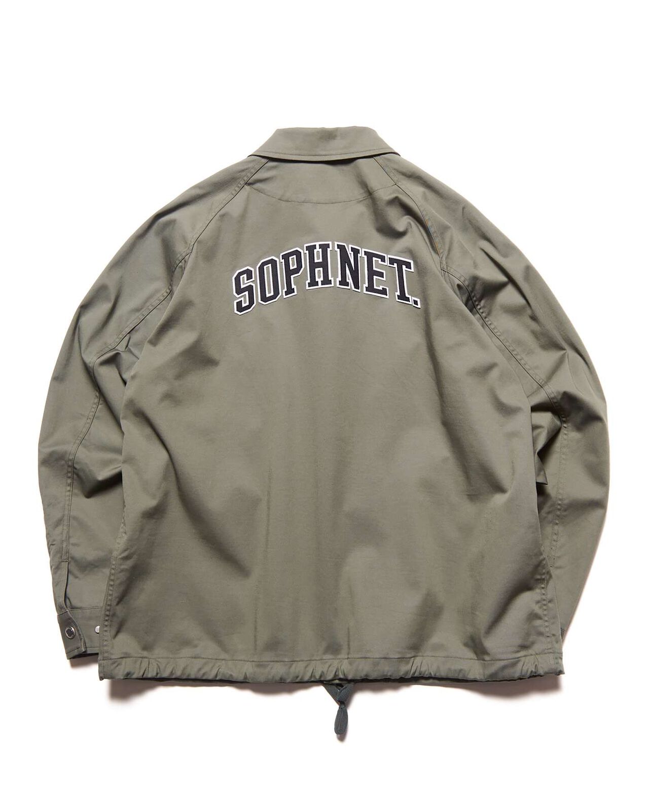 STRETCH TWILL COACH JACKET,KHAKI, large image number 0