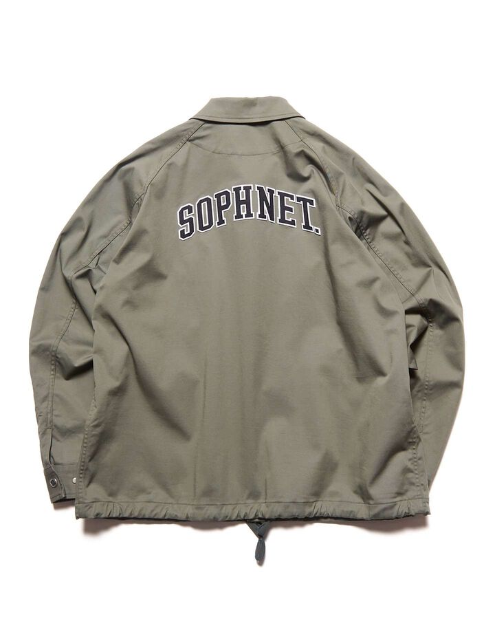STRETCH TWILL COACH JACKET,KHAKI, medium