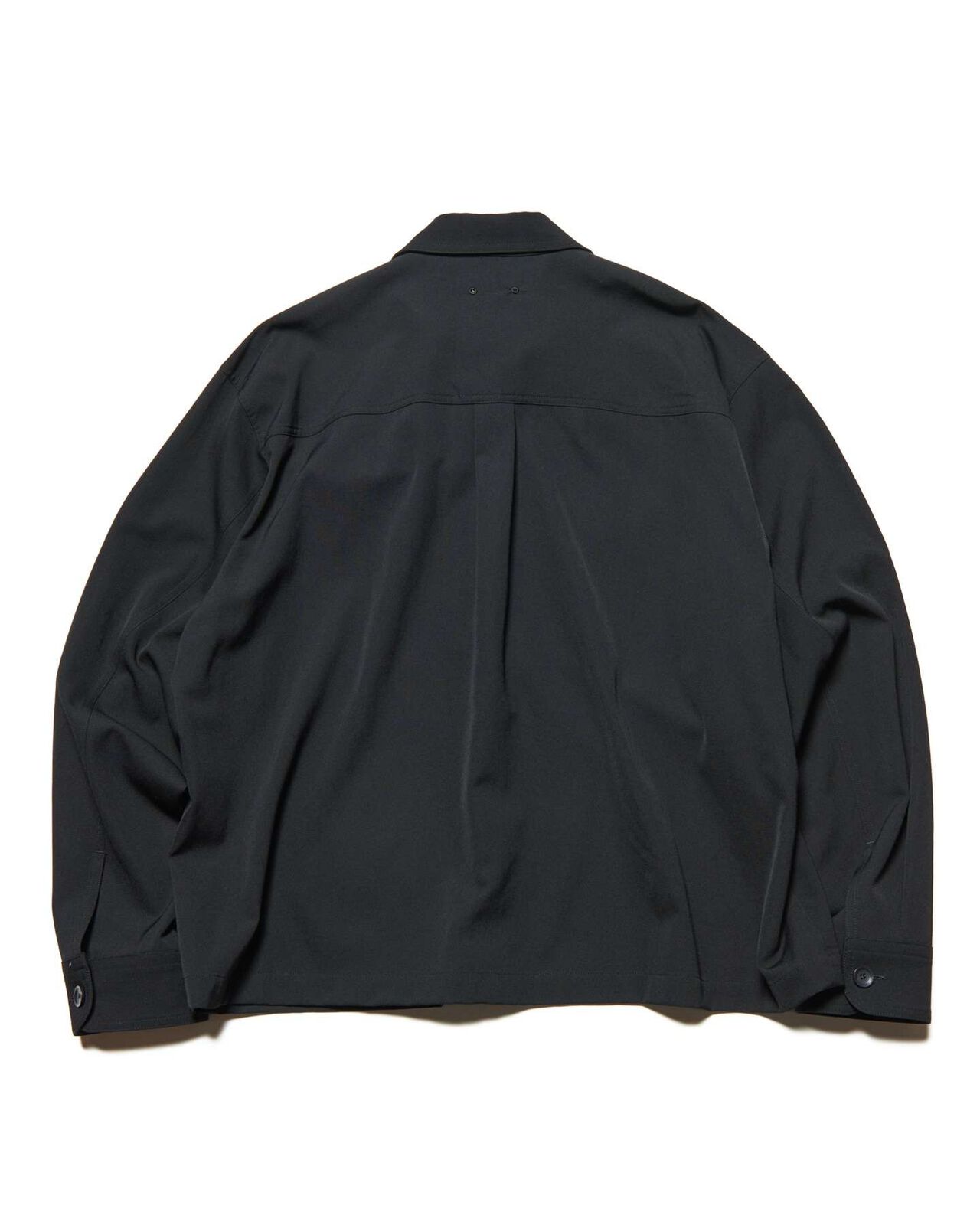 WASHER WOOL CPO SHIRT,BLACK, large image number 1