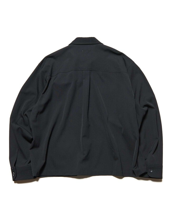 WASHER WOOL CPO SHIRT,BLACK, medium image number 1