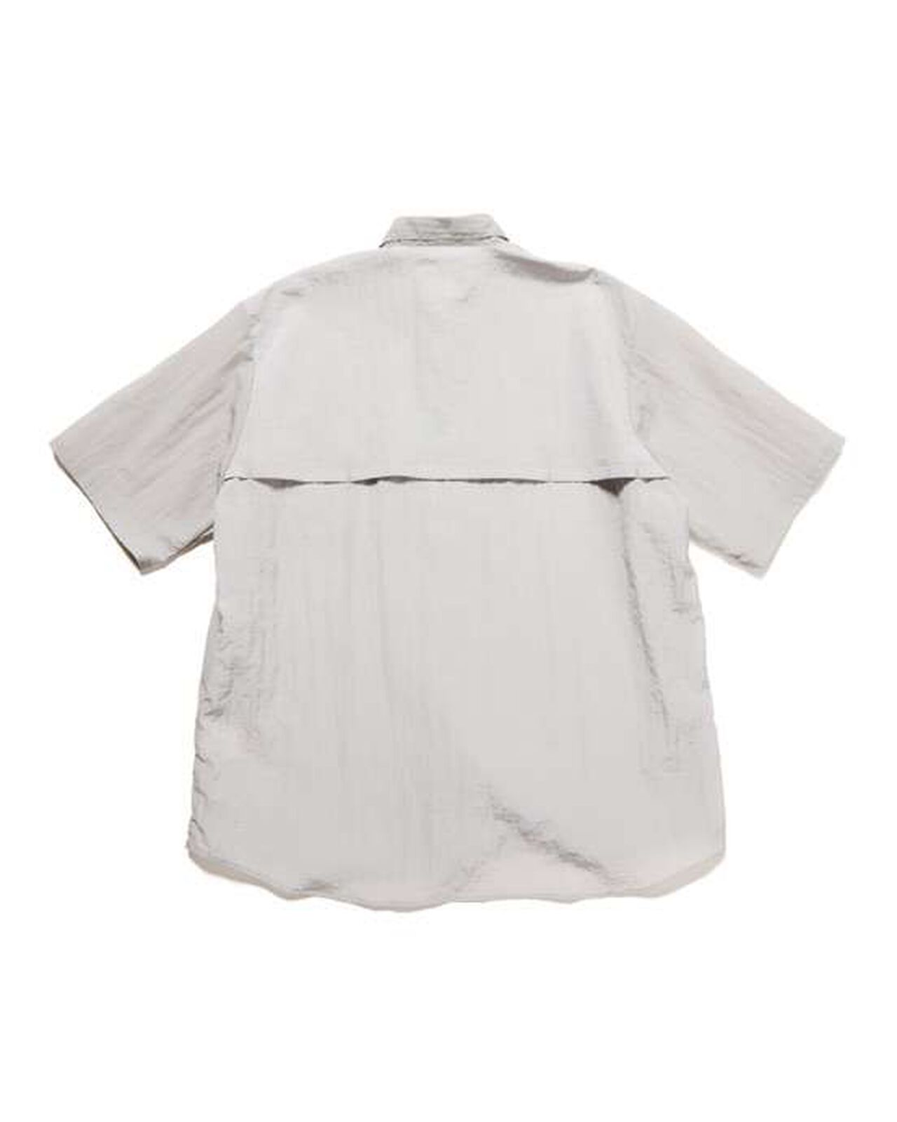 CRYSTAL NYLON VENTILATION SHIRT,GRAY, large image number 1