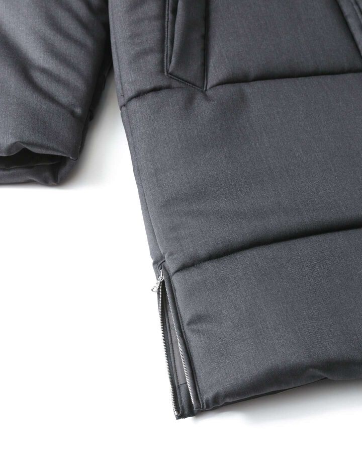 PADDED COAT,CHARCOAL GRAY, medium image number 2
