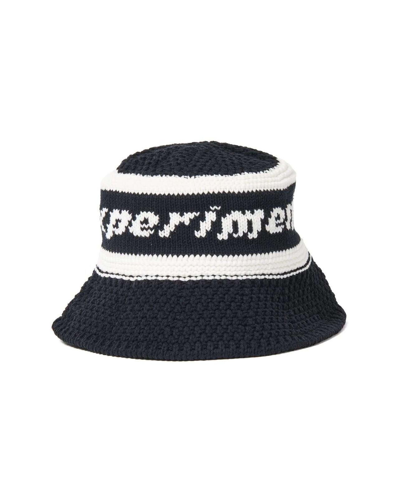 LOGO JACQUARD KNIT HAT,BLACK, large image number 2