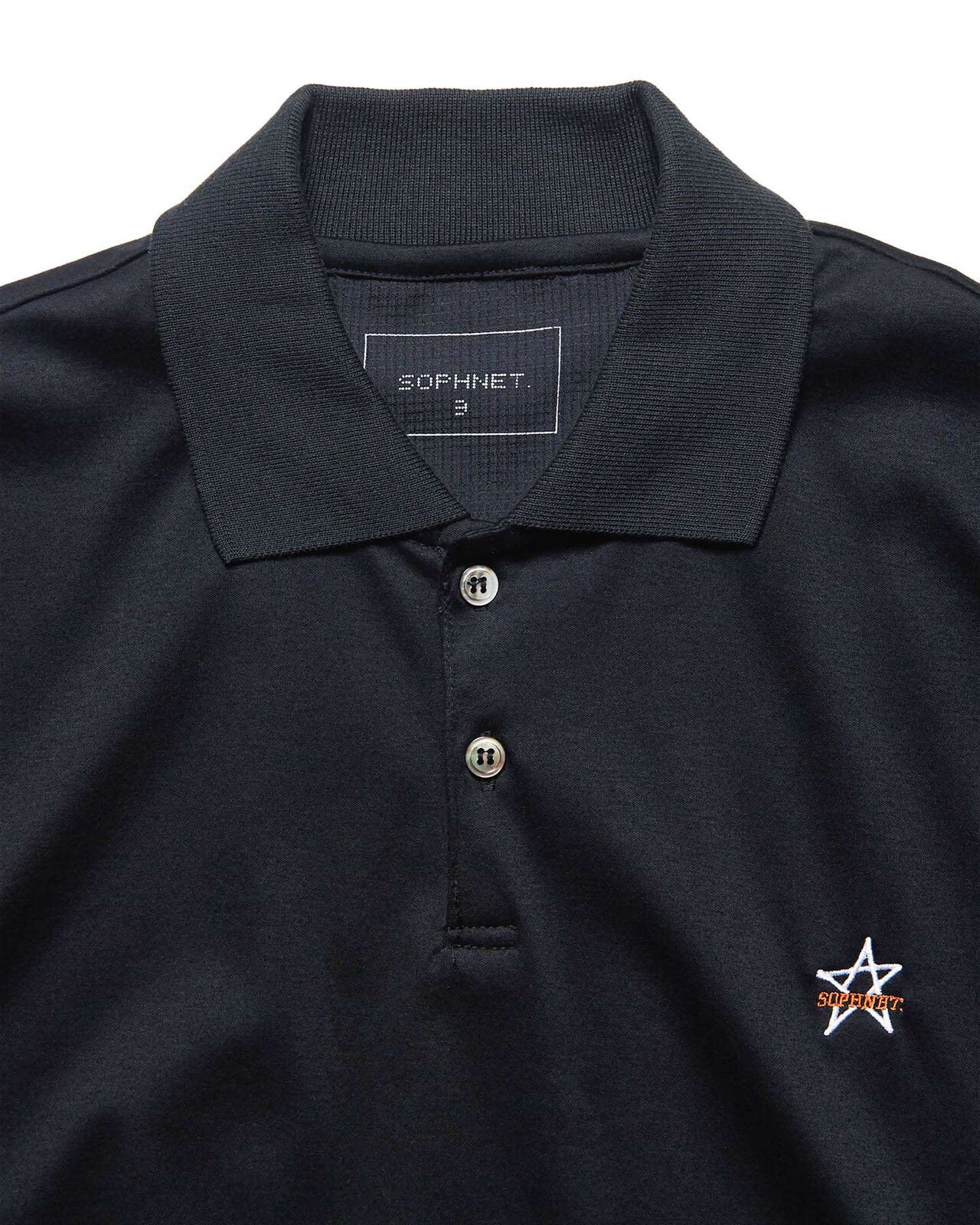 STAR S/S POLO SHIRT,BLACK, large image number 2