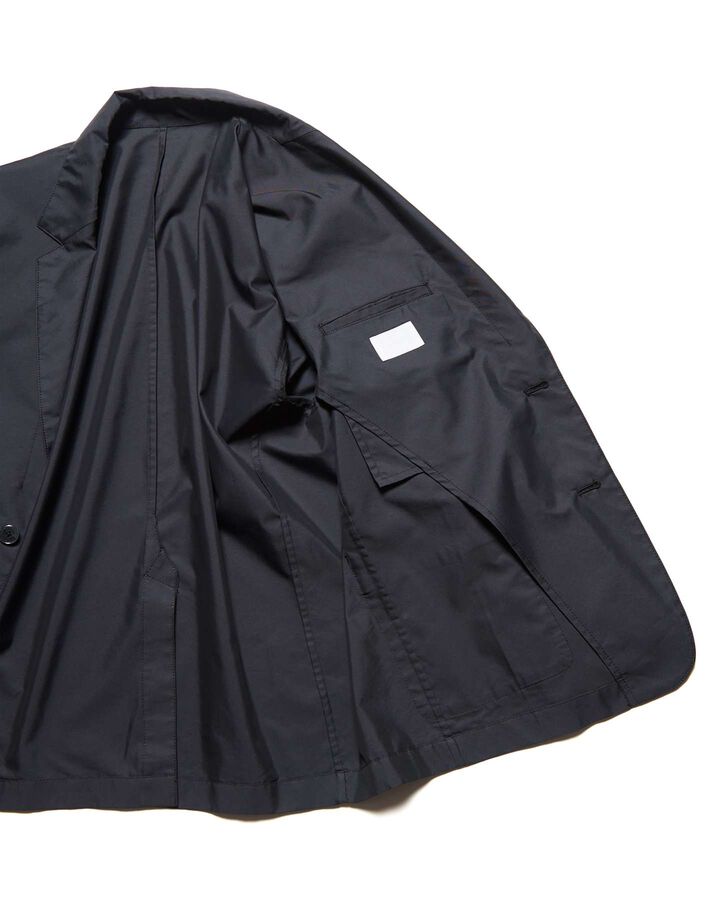 BROADCLOTH WIDE EASY JACKET,BLACK, medium image number 3