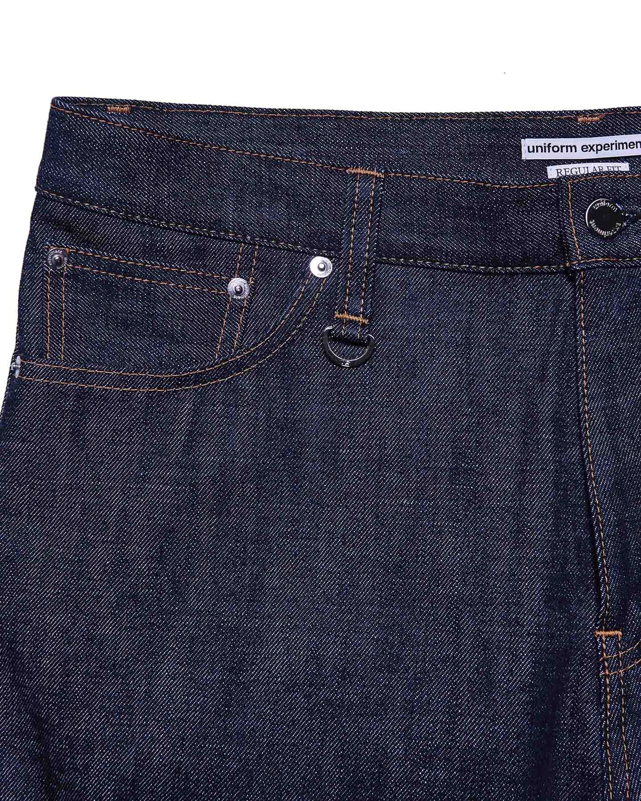 RIGID DENIM REGULAR-FIT JEANS,INDIGO, large image number 2