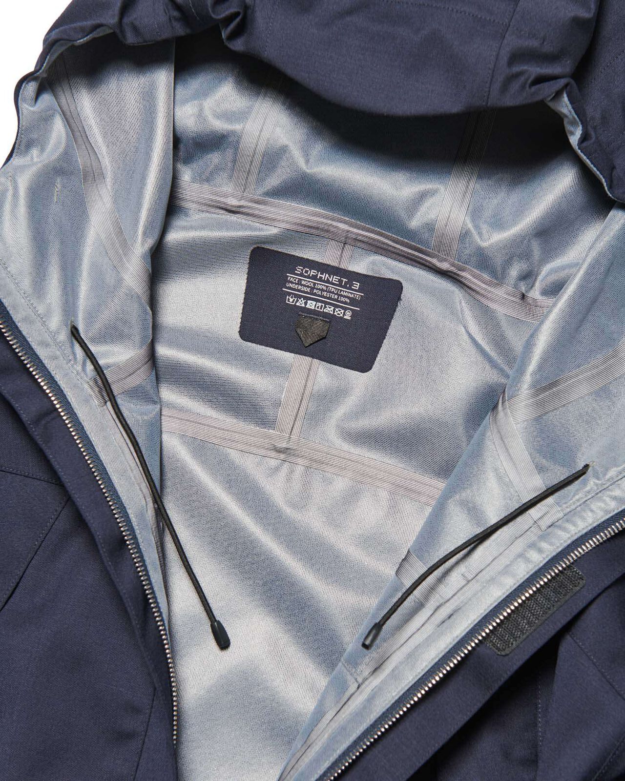 3LAYER WOOL MOUNTAIN JACKET,NAVY, large image number 2