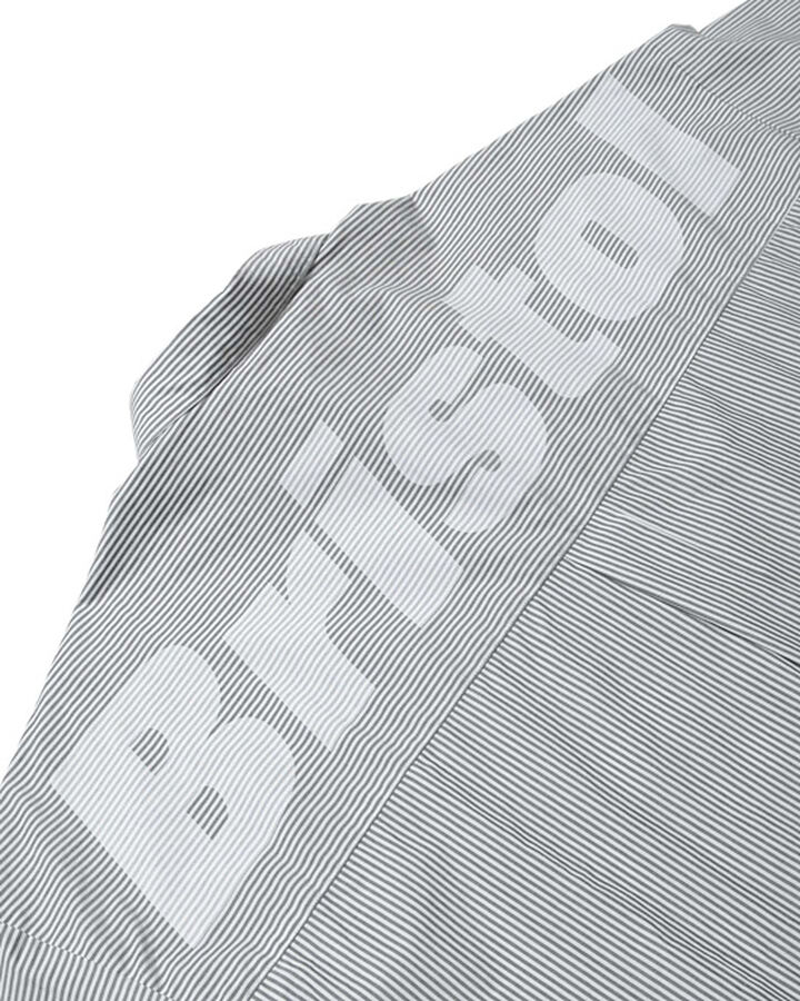 BIG LOGO S/S BAGGY SHIRT,BLACK STRIPE, medium image number 2
