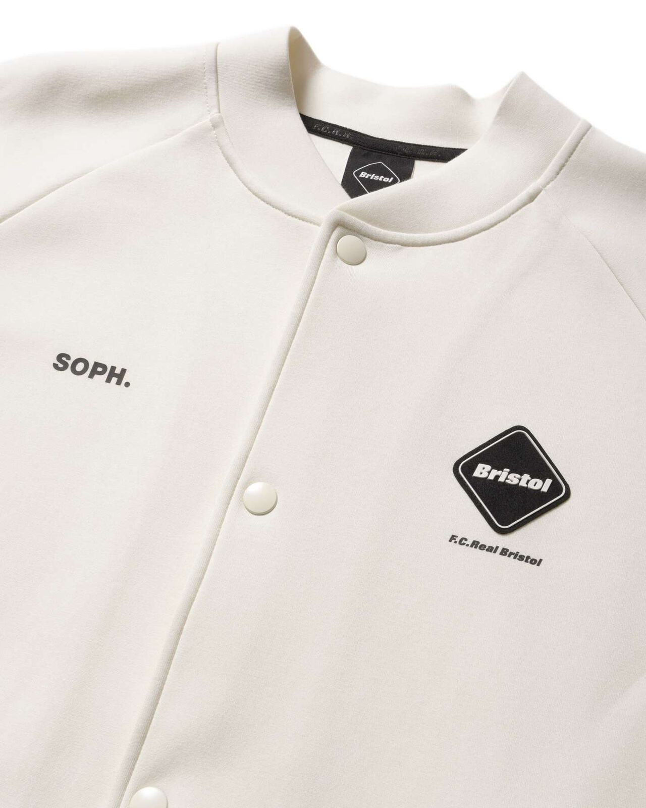 TECH SWEAT VARSITY BLOUSON,WHITE, large image number 2