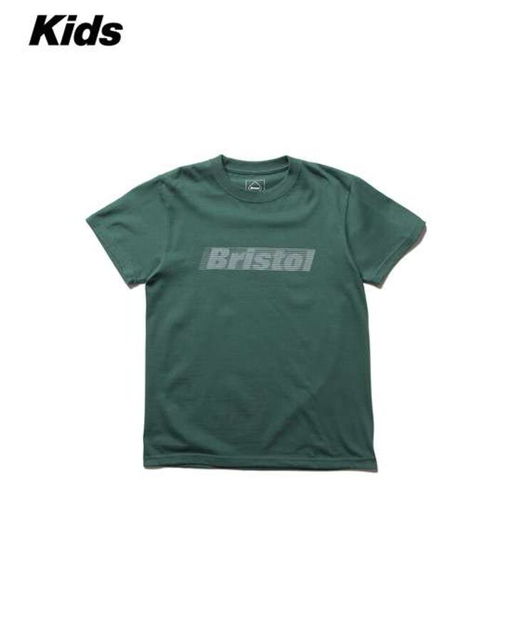 EFFECT LINE LOGO S/S TEE,GREEN, medium