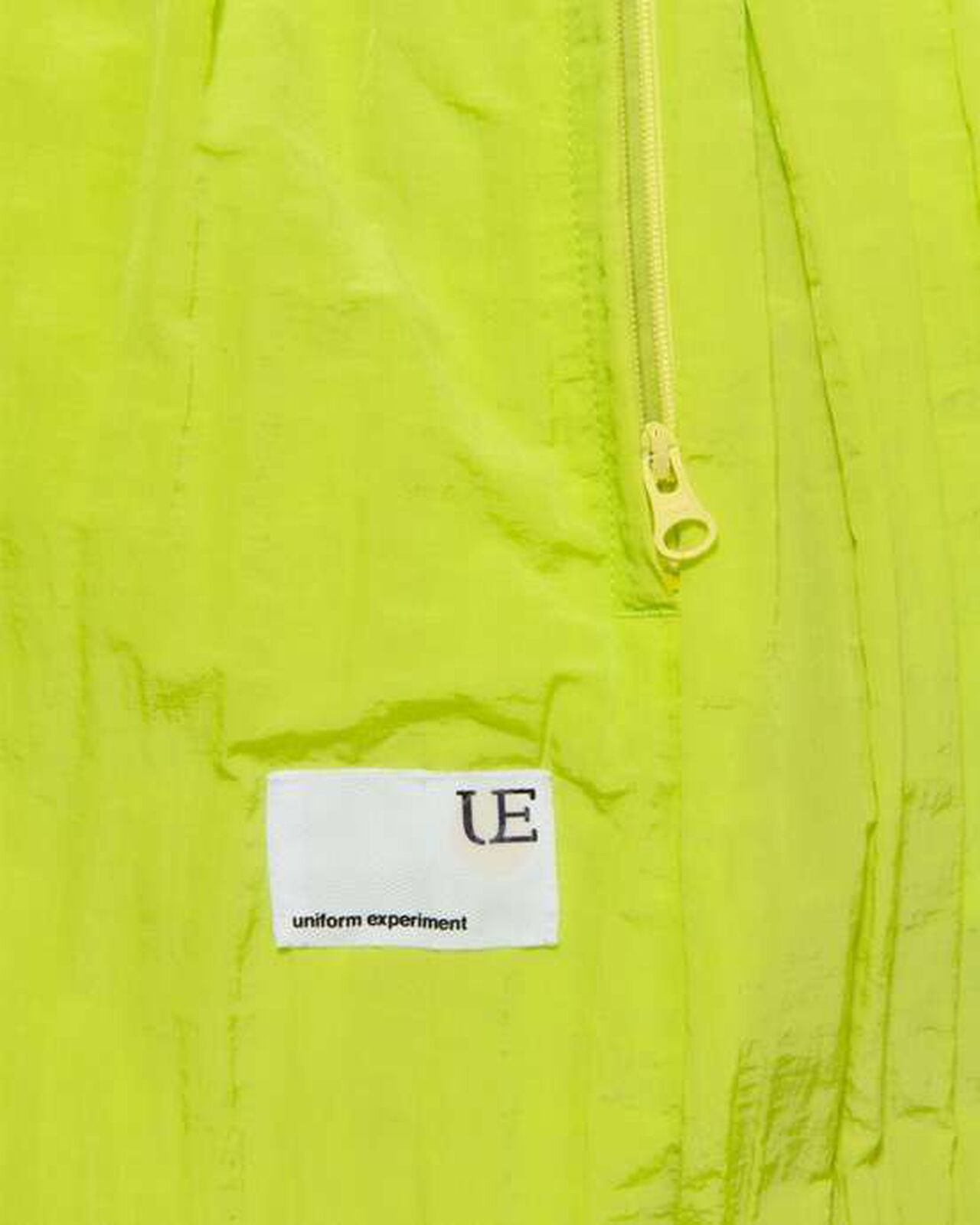 CRYSTAL NYLON LOOSE FIT JOGGER PANTS,YELLOW, large image number 2