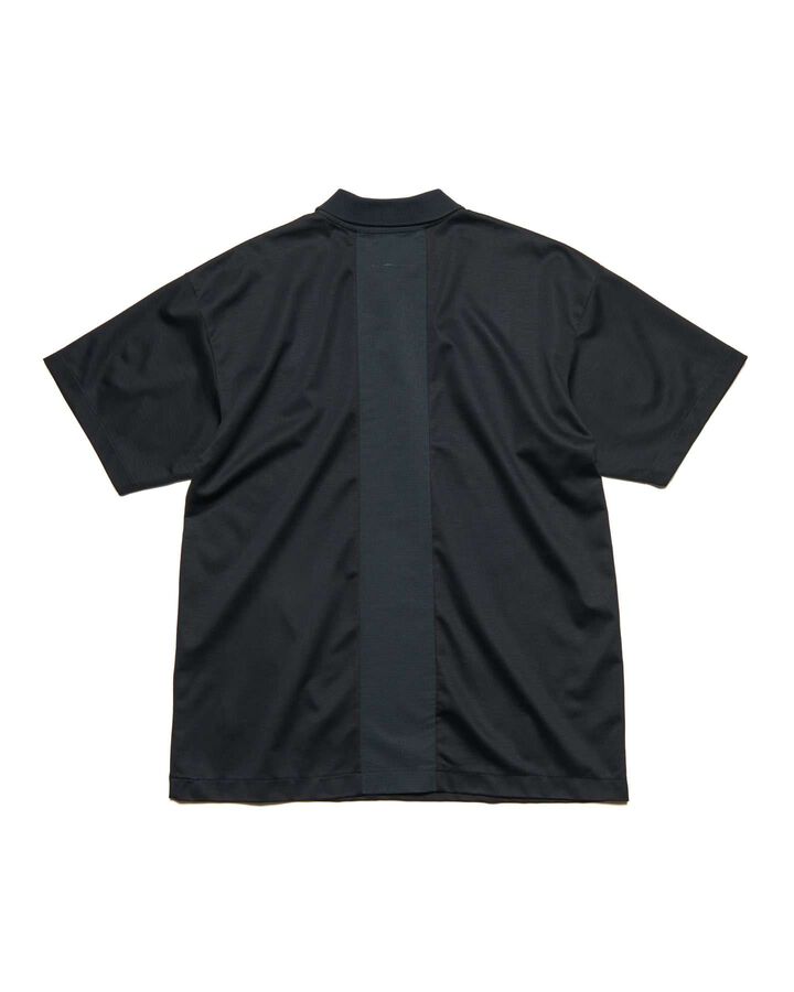 SUPIMA COTTON S/S POLO SHIRT,BLACK, medium image number 1