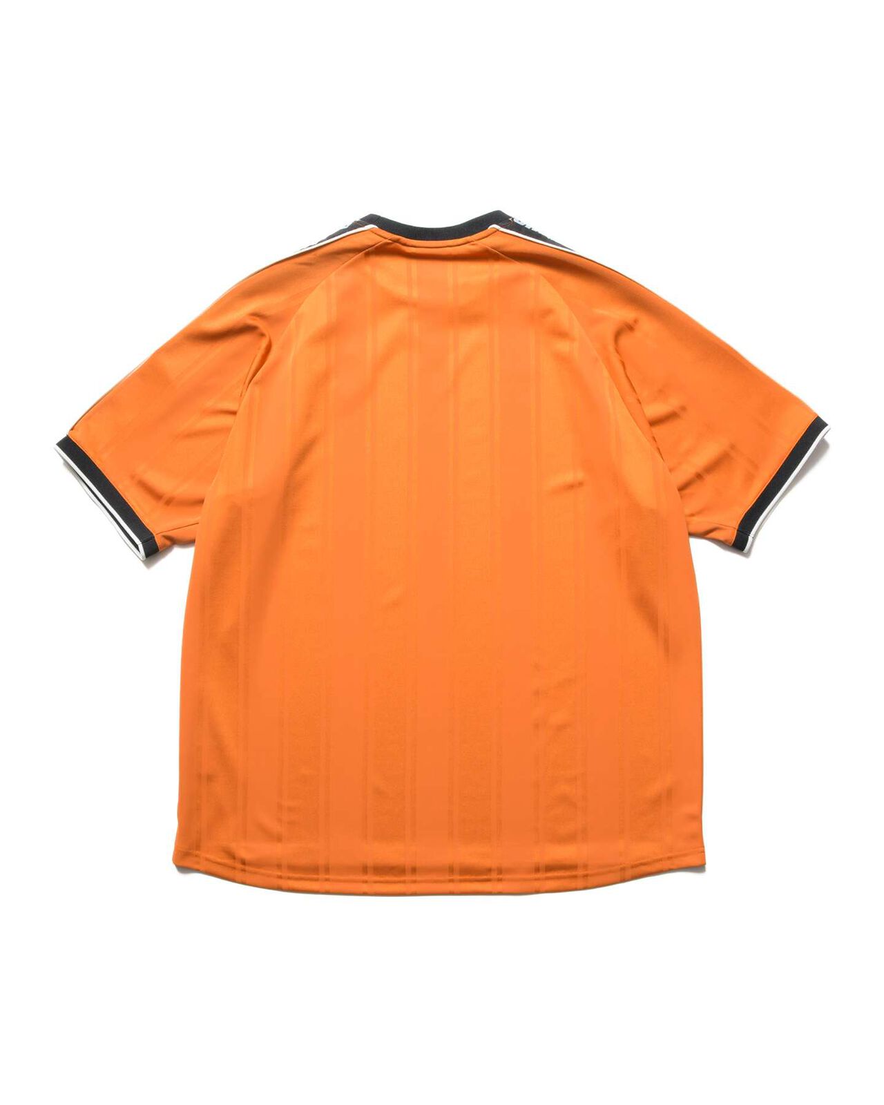 SHADOW WEAVE STRIPE S/S TOP,ORANGE, large image number 1